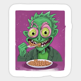 Interdimensional Breakfast Scary Terry Cereal Sticker